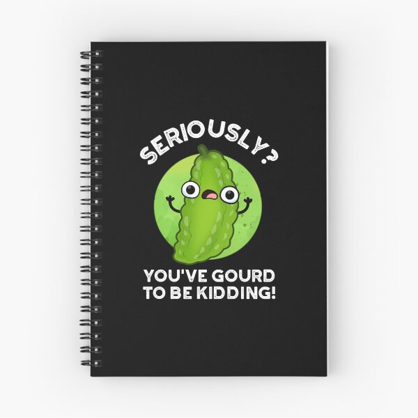 Item preview, You've Gourd To Be Kidding Funny Veggie Puns (Dark BG) designed and sold by punnybone.