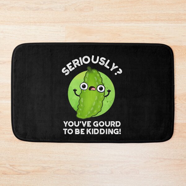 Item preview, You've Gourd To Be Kidding Funny Veggie Puns (Dark BG) designed and sold by punnybone.