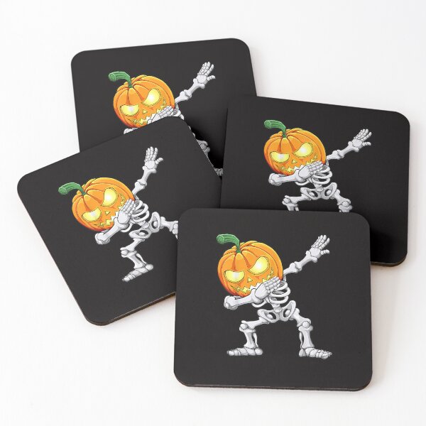 Item preview, Dabbing Skeleton Scary Pumpkin Jack O Lantern designed and sold by arnulfonelia515.