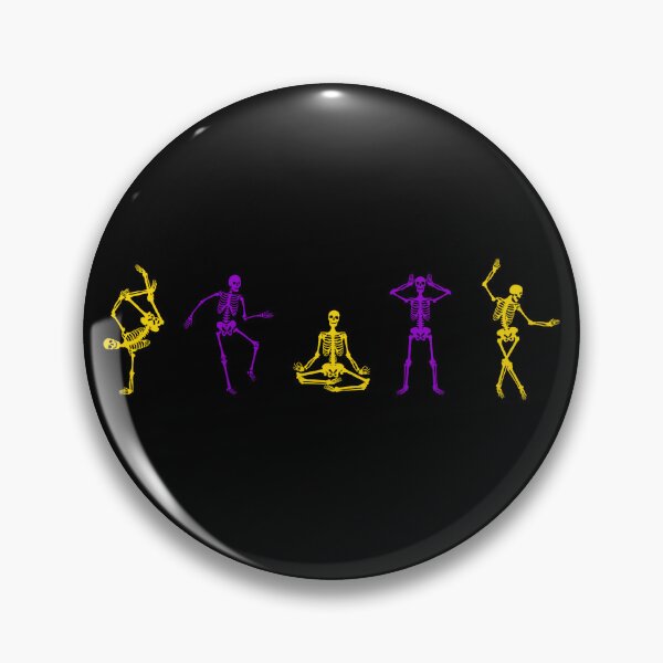 Item preview, Halloween Inter Sex Skeletons. Intersex Pride designed and sold by Subtle Pride Shop.