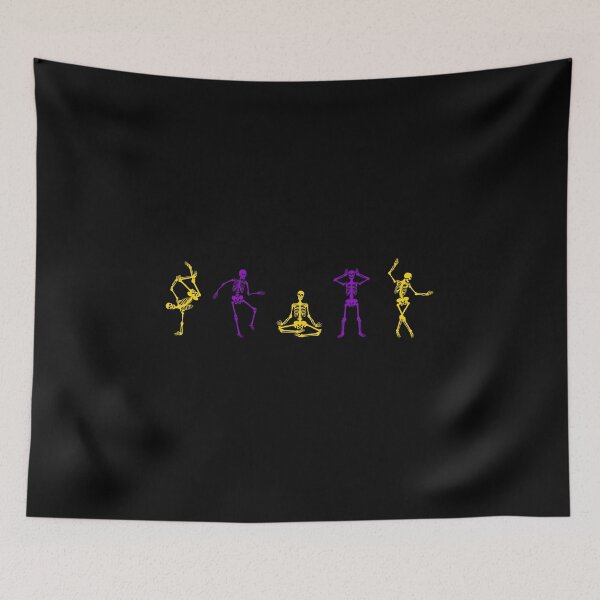 Item preview, Halloween Inter Sex Skeletons. Intersex Pride designed and sold by Subtle Pride Shop.
