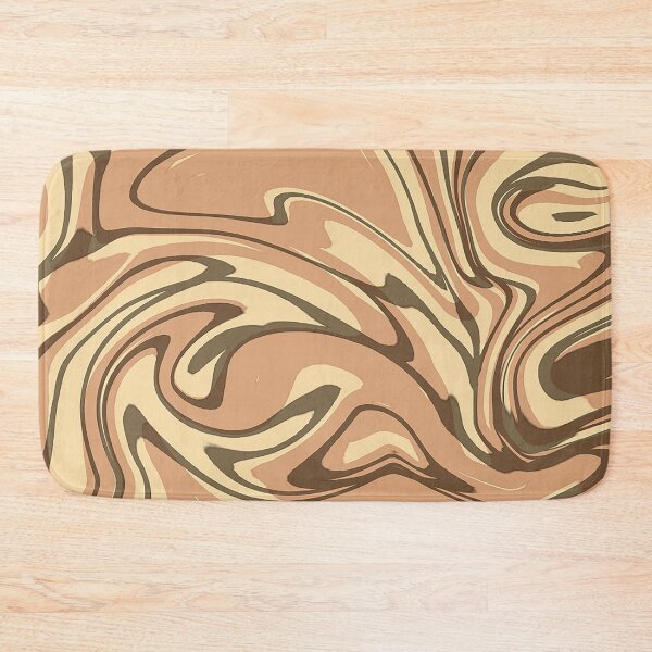 Item preview, Peach Copper Liquid Marble  Abstract Pattern designed and sold by Tamas Das.
