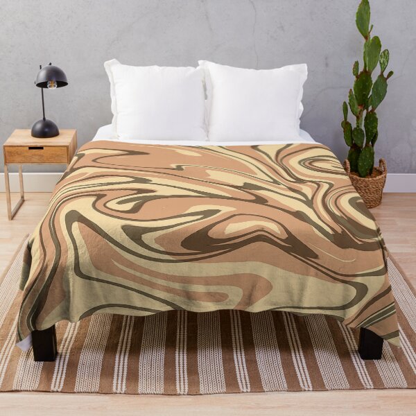 Item preview, Peach Copper Liquid Marble  Abstract Pattern designed and sold by Tamas Das.