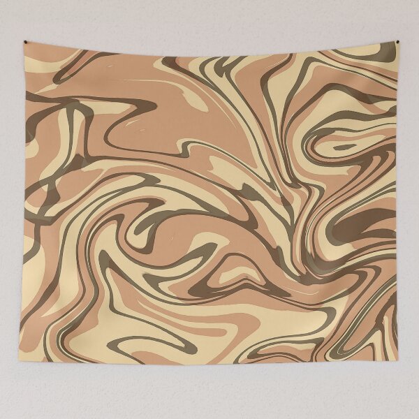 Item preview, Peach Copper Liquid Marble  Abstract Pattern designed and sold by Tamas Das.