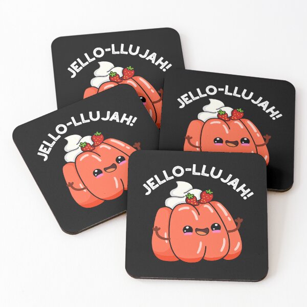 Item preview, Jello-llujah Jello  Funny Food Puns (Dark BG) designed and sold by punnybone.