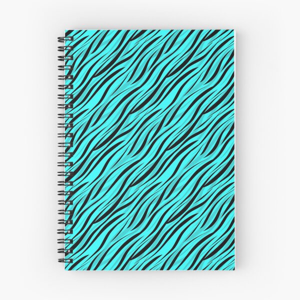 Item preview, Black and turquoise abstract textiles designed and sold by fuzzyfox.