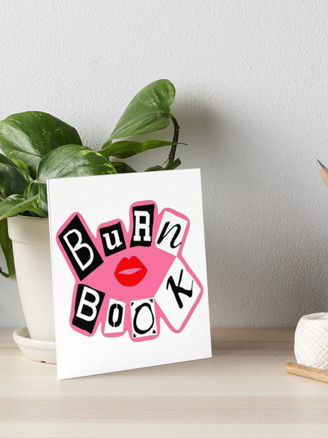 Sketch Book Journal Mean Girls Inspired burn Book 