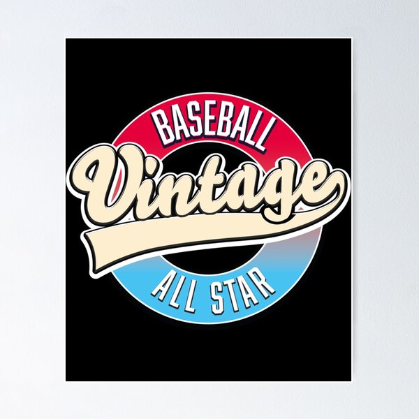 Artikelvorschau, All-Star-Baseball-Logo Vintage entworfen und verkauft von DILLGEERS.
