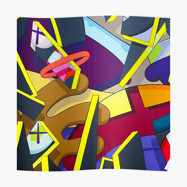 ligne abstraite xx Poster