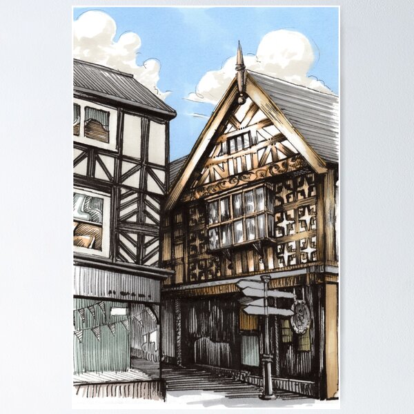 Item preview, Grope Lane, Shrewsbury designed and sold by Gareth Massam.
