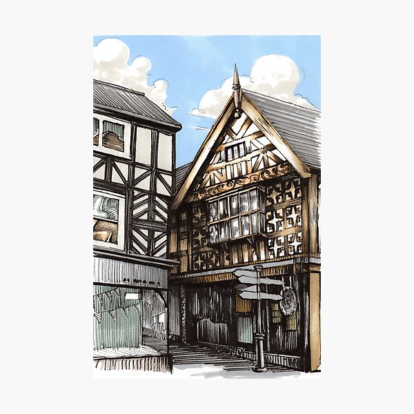 Aperçu de l'œuvre Grope Lane, Shrewsbury créée et vendue par Gareth Massam.