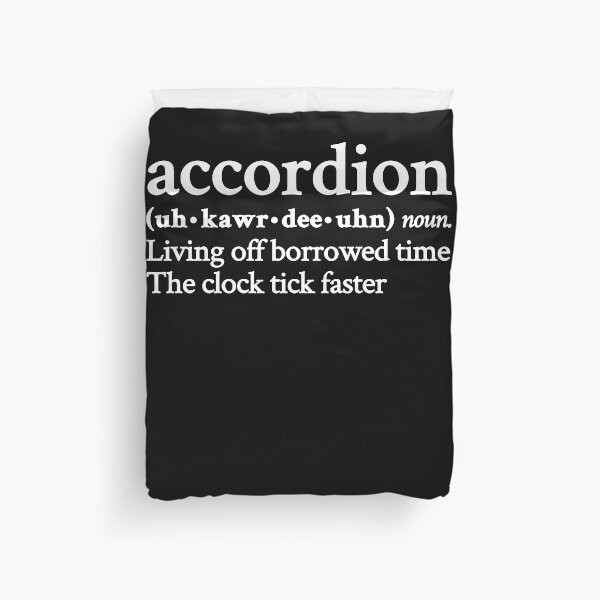 Item preview, Accordion Living Off Borrowed Time by MF DOOM designed and sold by GermanHerna.
