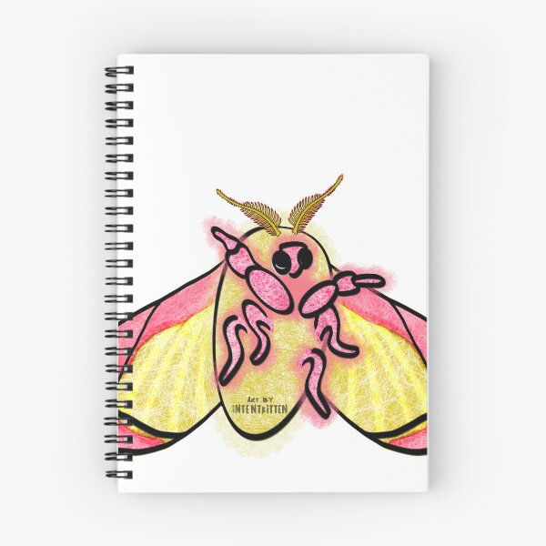 Item preview, Rosy Maple Moth designed and sold by NicheKnightArt.