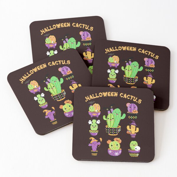 Item preview, Funny Cartoon Halloween Cactus  designed and sold by joseech.