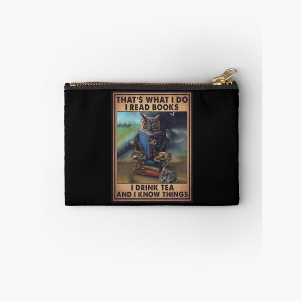 Item preview, Owl I Read Books I Drink Tea And I Know Things Vintage designed and sold by kryshlomackv25.