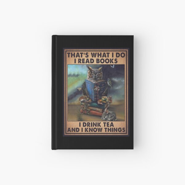 Item preview, Owl I Read Books I Drink Tea And I Know Things Vintage designed and sold by kryshlomackv25.
