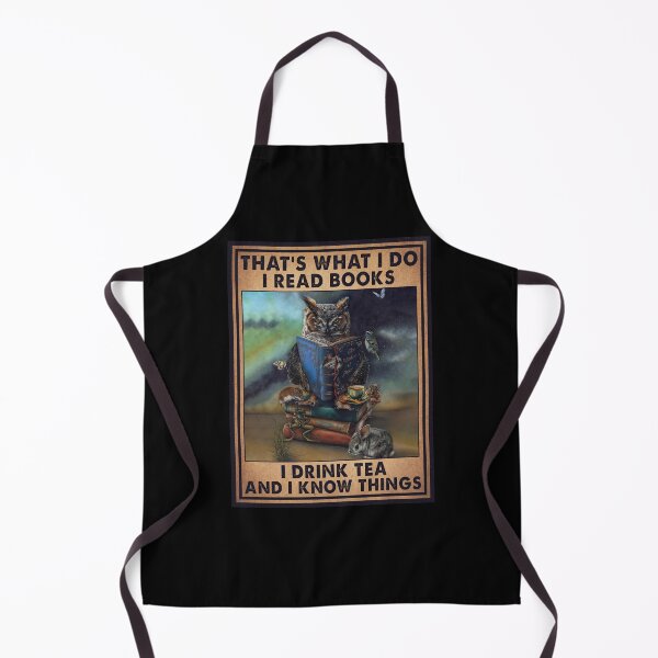 Item preview, Owl I Read Books I Drink Tea And I Know Things Vintage designed and sold by kryshlomackv25.