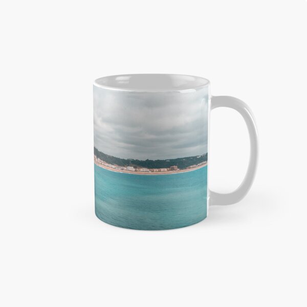 Item preview, Colorful Coast in Teal and Orange at Nazare Portugal designed and sold by Georgia Mizuleva.