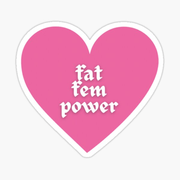 Item preview, Fat Fem Power designed and sold by moonovermarisa.