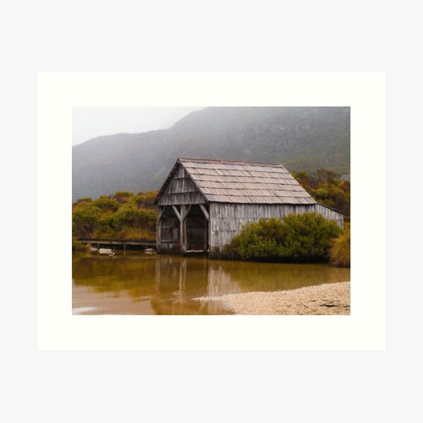 Item preview, dove lake boatshed - cradle mountain designed and sold by col hellmuth.