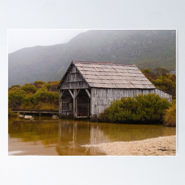Item preview, dove lake boatshed - cradle mountain designed and sold by col hellmuth.