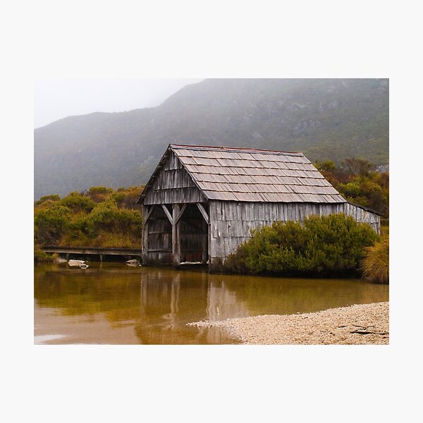 Item preview, dove lake boatshed - cradle mountain designed and sold by col hellmuth.