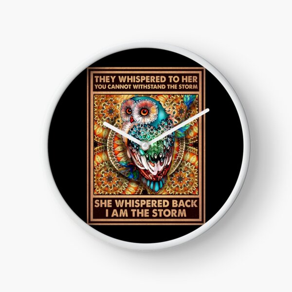 Item preview, Owl Vintage She Whispered Back I Am The Storm designed and sold by kryshlomackv25.