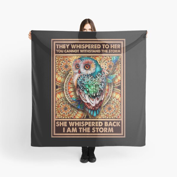 Item preview, Owl Vintage She Whispered Back I Am The Storm designed and sold by kryshlomackv25.
