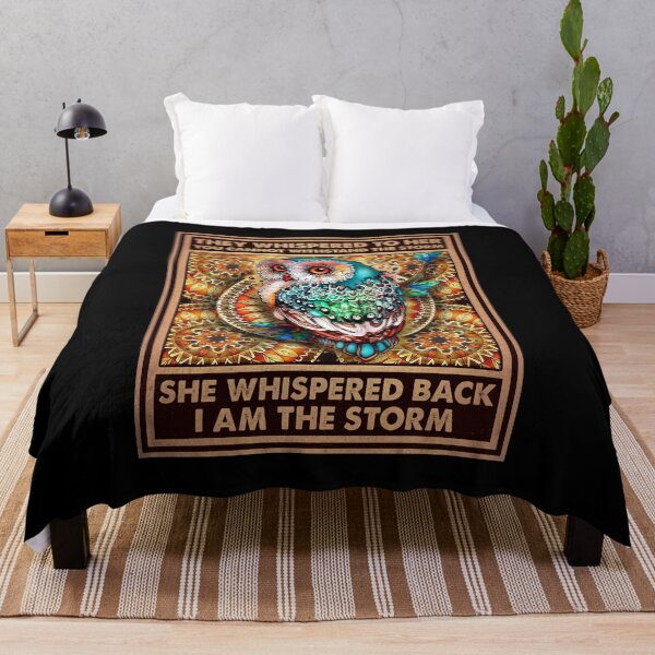 Item preview, Owl Vintage She Whispered Back I Am The Storm designed and sold by kryshlomackv25.