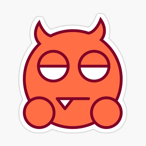 Item preview, Demon Emoji designed and sold by Briar Rose.