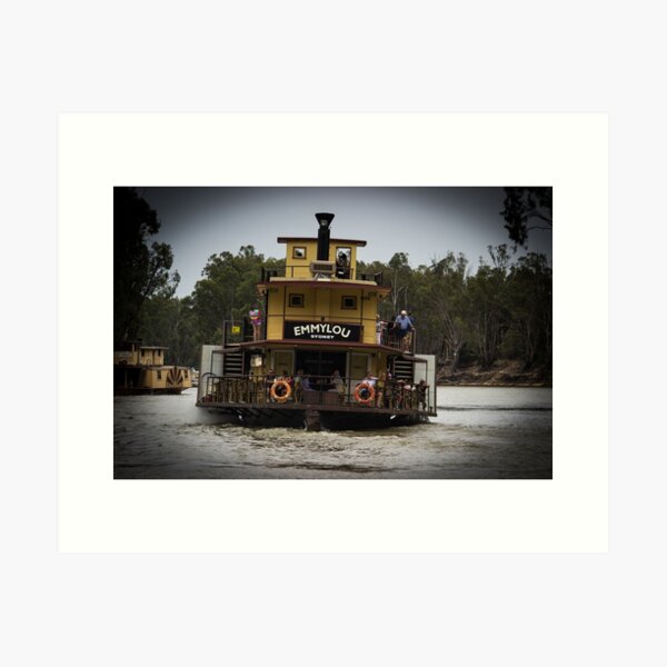 Item preview, Paddle steamer Emmylou designed and sold by shaynetwright.