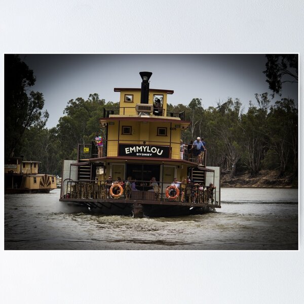 Item preview, Paddle steamer Emmylou designed and sold by shaynetwright.