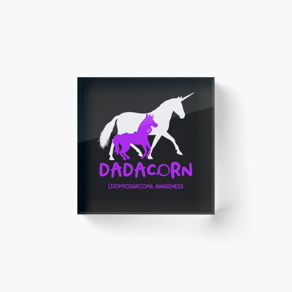 Item preview, Leiomyosarcoma Awareness Dad Unicorn Dadacorn Support Leiomyosarcoma Warrior  designed and sold by RunningShop.