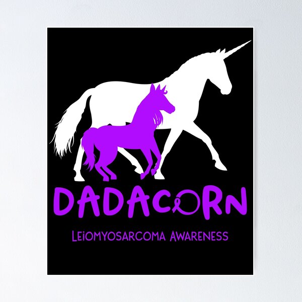 Item preview, Leiomyosarcoma Awareness Dad Unicorn Dadacorn Support Leiomyosarcoma Warrior  designed and sold by RunningShop.
