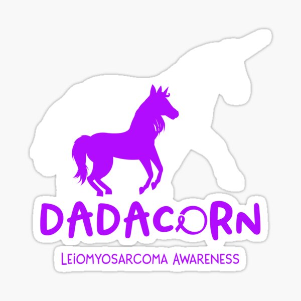 Item preview, Leiomyosarcoma Awareness Dad Unicorn Dadacorn Support Leiomyosarcoma Warrior  designed and sold by RunningShop.