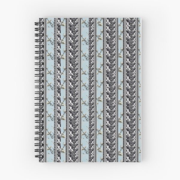 Item preview, powder blue poppy multi orchid stripes designed and sold by lynnGrayson.