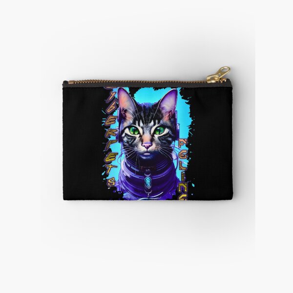 Item preview, Cyberpets Feline,cat, feline, pet , cyberpunk Edgerunners inspired , anime, manga T-Shirt designed and sold by AISHOPPE.