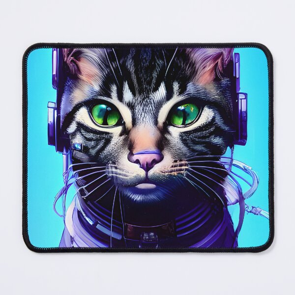 Item preview, Cyberpets Feline,cat, feline, pet , cyberpunk Edgerunners inspired , anime, manga T-Shirt designed and sold by AISHOPPE.