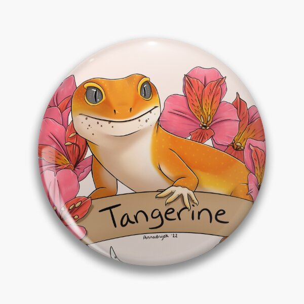 Item preview, Tangerine Leopard Gecko designed and sold by Annadrujok.