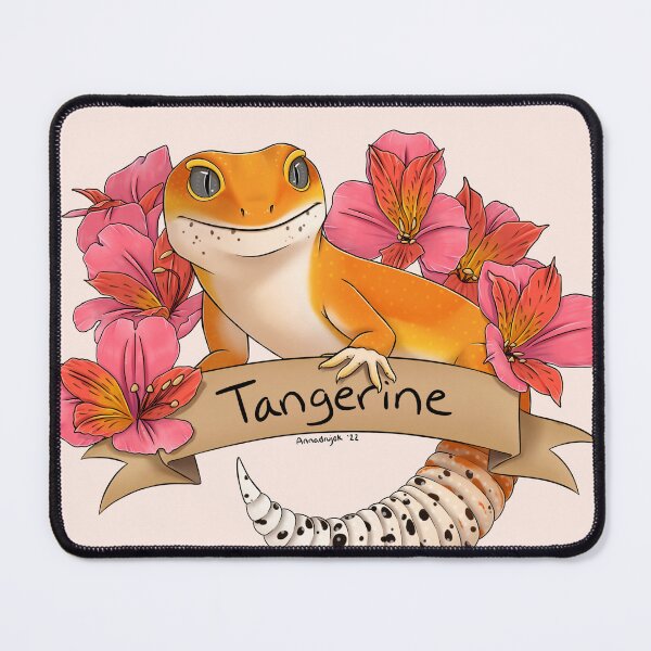 Item preview, Tangerine Leopard Gecko designed and sold by Annadrujok.
