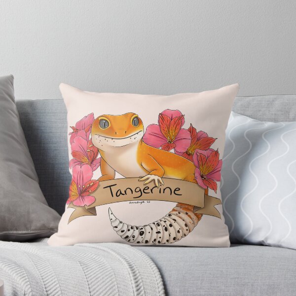 Item preview, Tangerine Leopard Gecko designed and sold by Annadrujok.