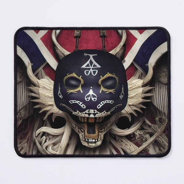 Item preview, Goetic Jolly Roger designed and sold by OccultDreams.