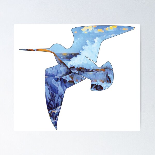 Item preview, Waves Breaking Snipe designed and sold by damonasplace.