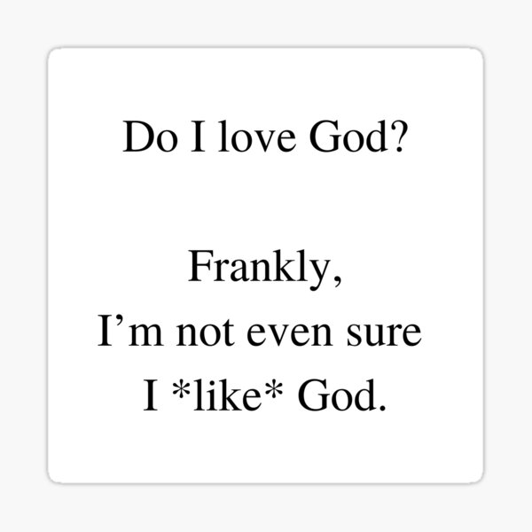 Item preview, Do I love God? designed and sold by Devon Spier.