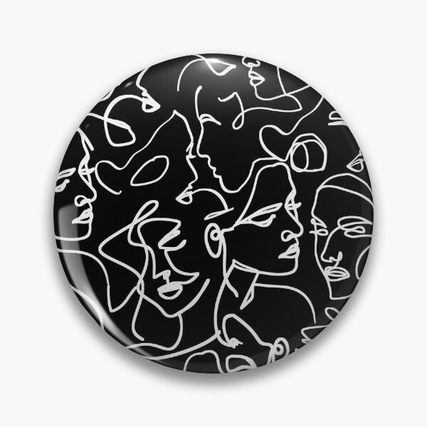 Item preview, Faces Line Art designed and sold by Irena Orlov.