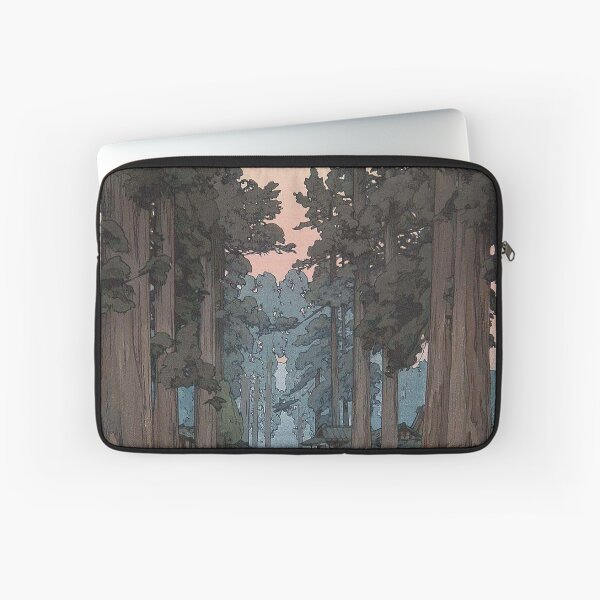 Item preview, Avenue of Sugi trees, a shin-hanga work by Hiroshi Yoshida designed and sold by LexBauer.
