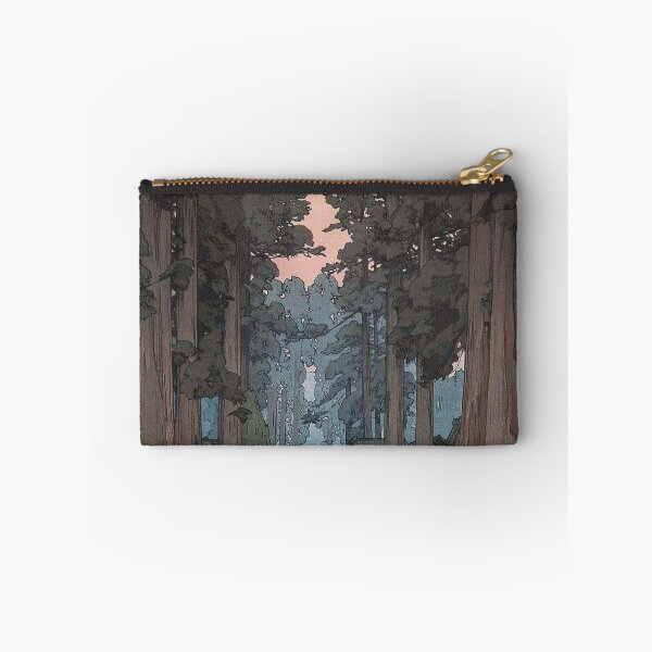 Item preview, Avenue of Sugi trees, a shin-hanga work by Hiroshi Yoshida designed and sold by LexBauer.