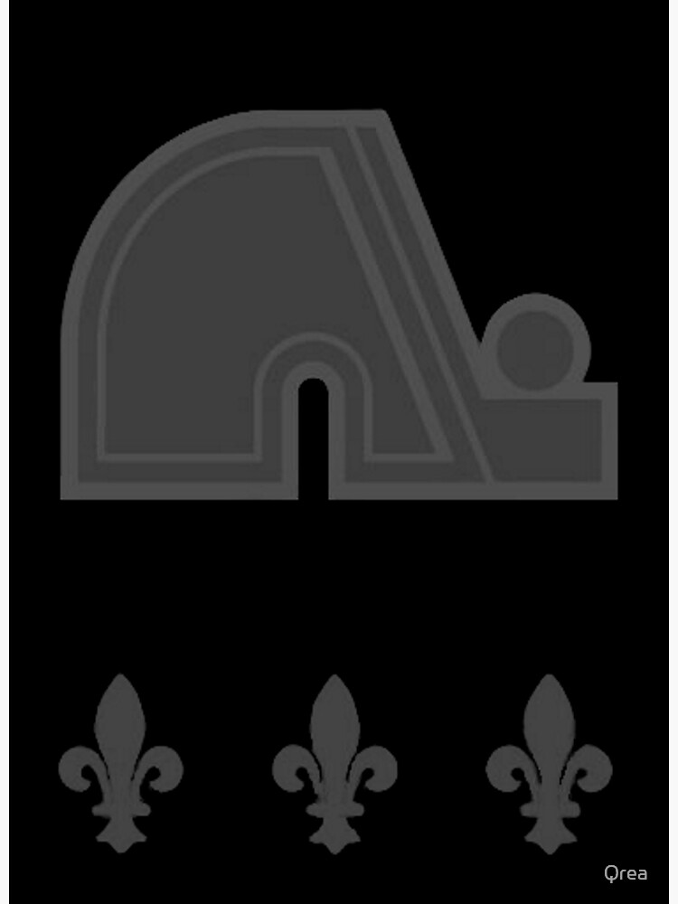 Quebec Nordiques Vintage emblem defunct hockey team | Poster