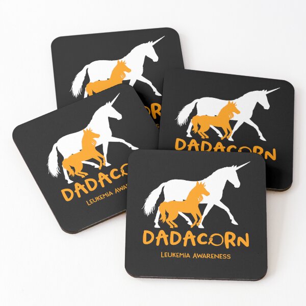 Item preview, Leukemia Awareness Dad Unicorn Dadacorn Support Leukemia Warrior  designed and sold by RunningShop.