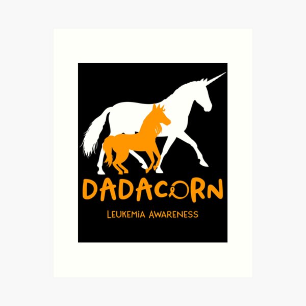 Item preview, Leukemia Awareness Dad Unicorn Dadacorn Support Leukemia Warrior  designed and sold by RunningShop.